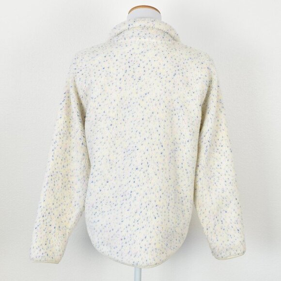 J. Crew Flecked Sherpa Fleece Zip Up Jacket NEW - S - Picture 6 of 10